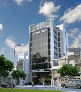 Trụ sở Đại Phúc Group: 617-621 Điện Biên Phủ, Phường 25, Quận Bình Thạnh