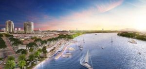 vạn phúc city bên du thuyền