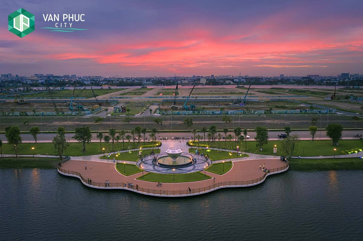 Một góc khu đô thị Vạn Phúc chuẩn bị xây dựng