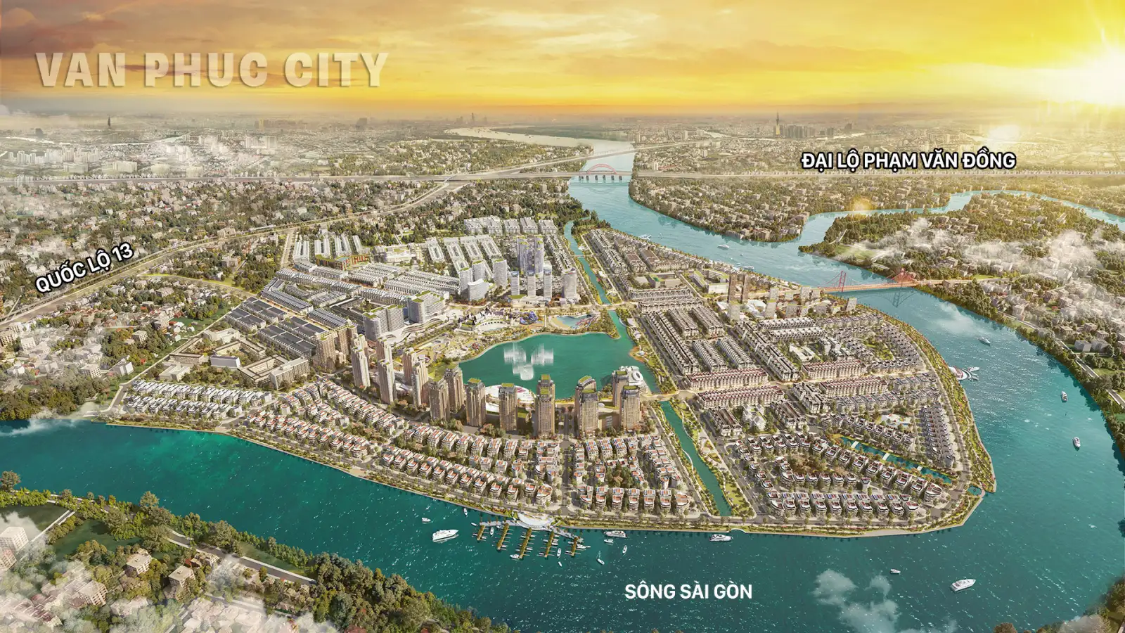 Phối cảnh Khu đô thị vạn phúc city Thủ Đức