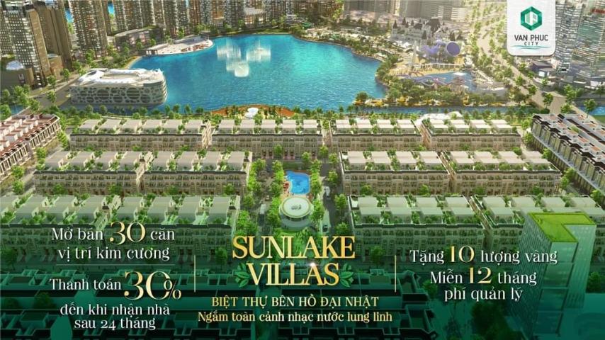 Sunlake villas khu đô thị vạn phúc