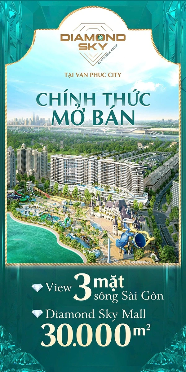 Mở bán chung cư diamond sky Vạn Phúc
