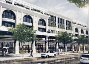 mặt ngoài shophouse đường đinh thị thi