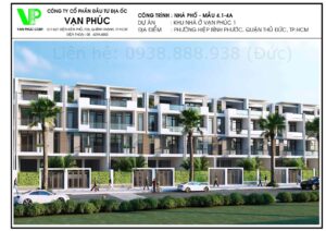 Mẫu nhà 5m khu đô thị Vạn Phúc mẫu 4