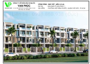 Mẫu nhà 5m khu đô thị Vạn Phúc mẫu 5