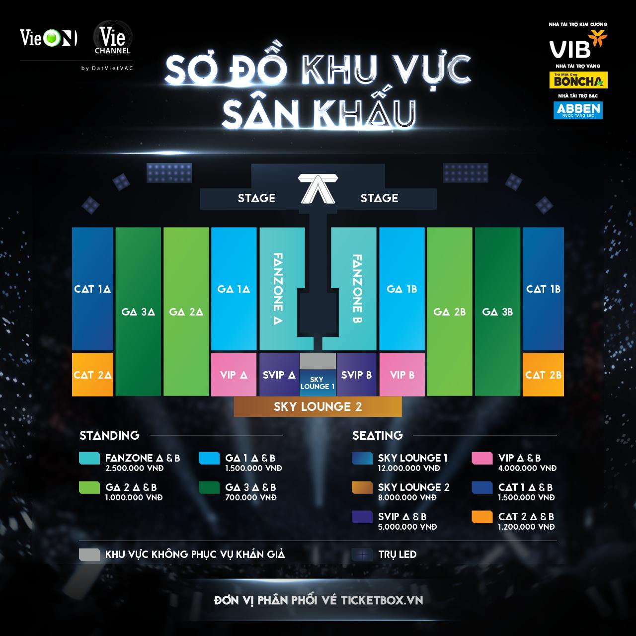 so do ve anh trai say hi concert 5 Vạn Phúc City